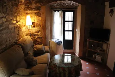 Zona de estar de Apartamentos Las Buganvillas