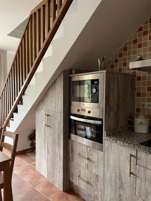 Una cocina o zona de cocina en La casa de las Flores de El Hornillo
