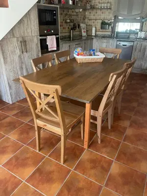 Una cocina o zona de cocina en La casa de las Flores de El Hornillo