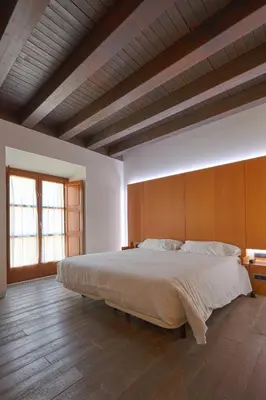 Cama o camas de una habitación en María Pacheco Hotel Boutique