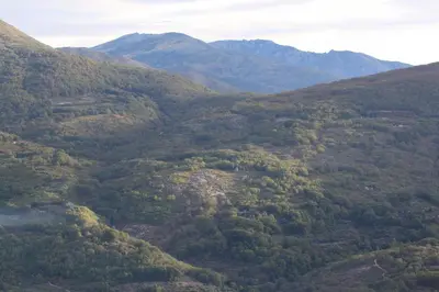 Paisaje cerca de este albergue