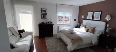 Cama o camas de una habitación en EL PATIO DE MI CASA