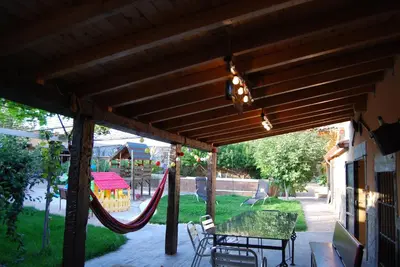 Jardín al aire libre en El Rincón de Arabayona