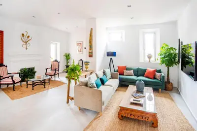 Zona de estar de Casa Platón Páramo
