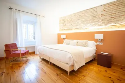 Cama o camas de una habitación en Casa Platón Páramo