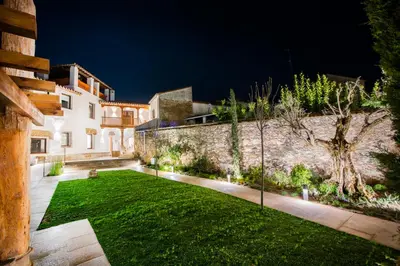 Jardín al aire libre en Casa Platón Páramo