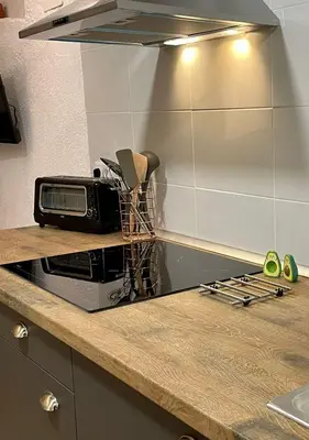 Una cocina o zona de cocina en Bodeguita del Tiétar
