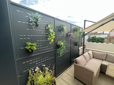 Jardín al aire libre en Apartments BICO DE RODAS a Rural Luxury