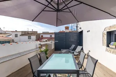 Un balcón o terraza de Apartments BICO DE RODAS a Rural Luxury