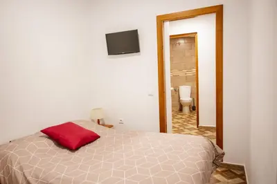Cama o camas de una habitación en Rollo Campillo