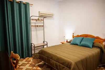 Cama o camas de una habitación en Rollo Campillo