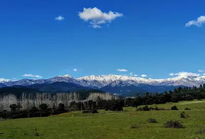 Paisaje cerca de esta villa