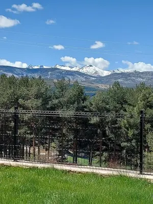 Paisaje cerca de este chalet de montaña