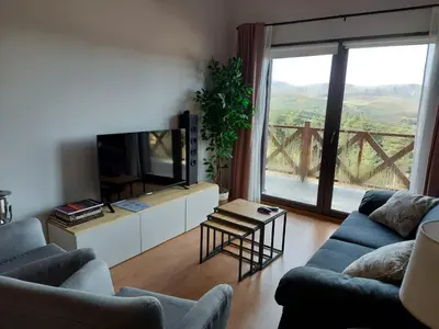 Una televisión o centro de entretenimiento en Casa Rural Alta Ladera