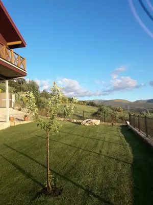 Paisaje cerca de este chalet de montaña