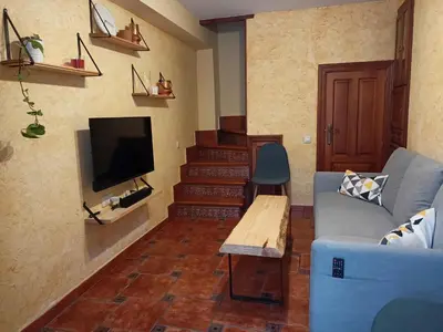 Zona de estar de Casa Cofrades