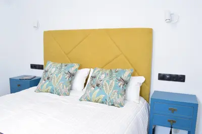 Cama o camas de una habitación en Casa Rural La Lerena