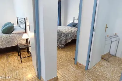 Cama o camas de una habitación en La casa amarilla Candeleda