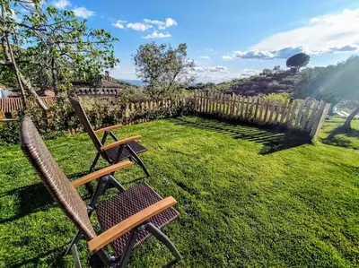Jardín al aire libre en El cielo de las Pajaritas