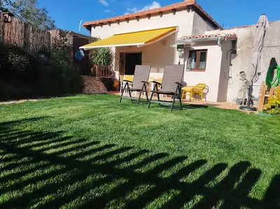 Jardín al aire libre en El cielo de las Pajaritas