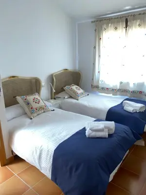 Cama o camas de una habitación en Casa Neferet