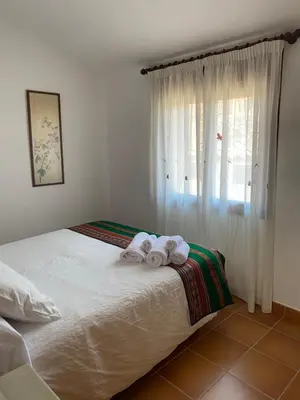 Cama o camas de una habitación en Casa Neferet