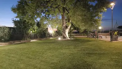 Jardín al aire libre en El Almendro del Cura