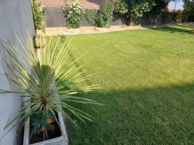 Jardín al aire libre en El Almendro del Cura