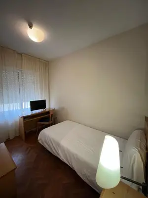 Cama o camas de una habitación en Hotel Bracamonte