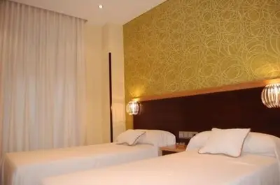 Cama o camas de una habitación en Fuente de la Magdalena