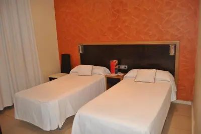 Cama o camas de una habitación en Fuente de la Magdalena