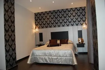 Cama o camas de una habitación en Fuente de la Magdalena