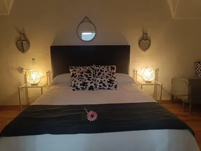 Cama o camas de una habitación en Flor de Lis 1