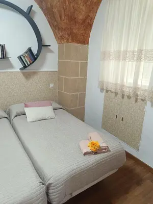 Cama o camas de una habitación en Flor de Lis 1
