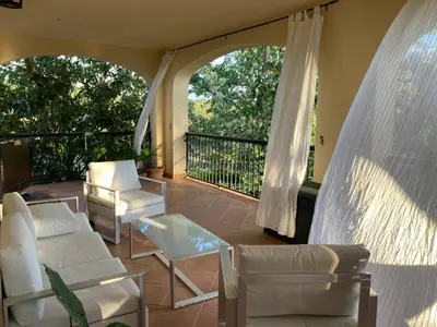 Zona de estar de Villa La Parra en el corazón de la Sierra de Gata TR-CC-00464