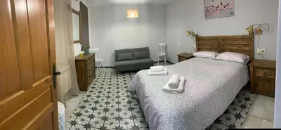 Cama o camas de una habitación en Casa de los Maestros