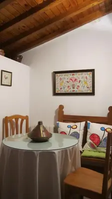 Cama o camas de una habitación en Casa de la Parra