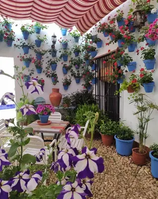 Jardín al aire libre en Casa Rural 
