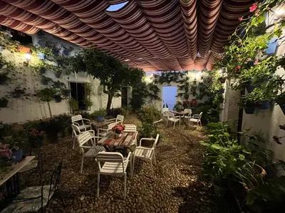 Jardín al aire libre en Casa Rural 