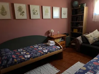 Cama o camas de una habitación en Arco del Tinte 10
