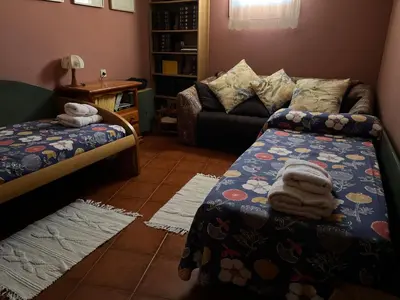 Cama o camas de una habitación en Arco del Tinte 10