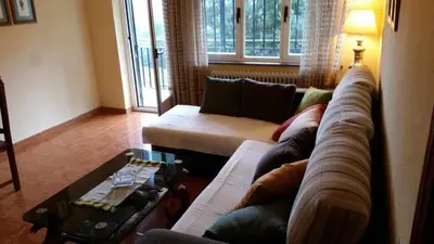 Zona de estar de La Vista de Gredos