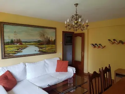 Zona de estar de La Vista de Gredos
