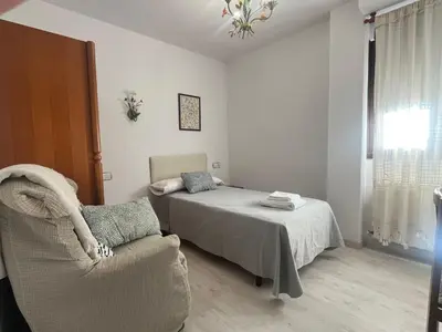 Cama o camas de una habitación en El Palaero