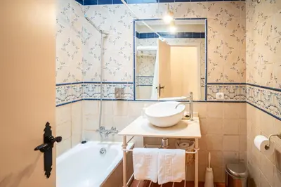 Un baño de Casa Rural La Sierra de Monfragüe