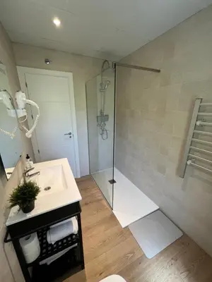 Un baño de Alojamientos Ribera del Tajo