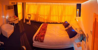 Cama o camas de una habitación en Resotel