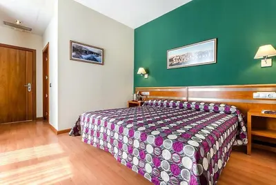 Cama o camas de una habitación en Ele Mirador de Santa Ana