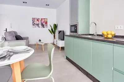 Una cocina o zona de cocina en 9 NIDOS Céntrica Suites - Nuevo