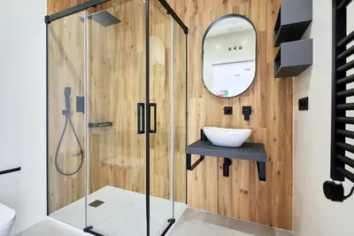 Un baño de 9 NIDOS Céntrica Suites - Nuevo